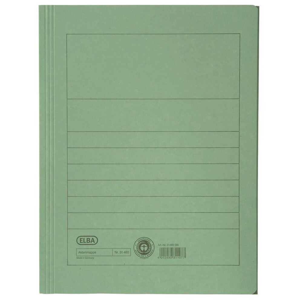 Dosar carton Elba, tip plic, Verde